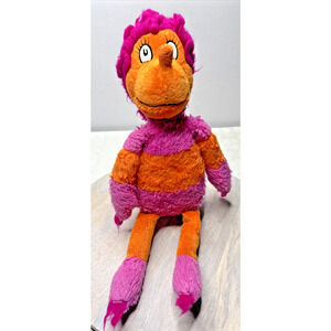 Vintage Dr. Seuss Plush – Orange/Purple Creature